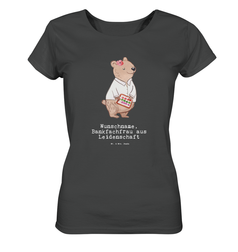 Personalisiertes Shirt Damen Bankfachfrau aus Leidenschaft T-Shirt, Shirt, Tshirt, Lustiges T-Shirt, T-Shirt mit Spruch, Party, Junggesellenabschied, Jubiläum, Geburstag, Herrn, Damen, Männer, Frauen, Schlafshirt, Nachthemd, Sprüche, Beruf, Ausbildung, Abschied, Rente, Kollege, Kollegin, Geschenk, Schenken, Arbeitskollege, Mitarbeiter, Firma, Danke, Dankeschön, Bankfachfrau, Bankangestellte, Bänkerin, Bankberaterin