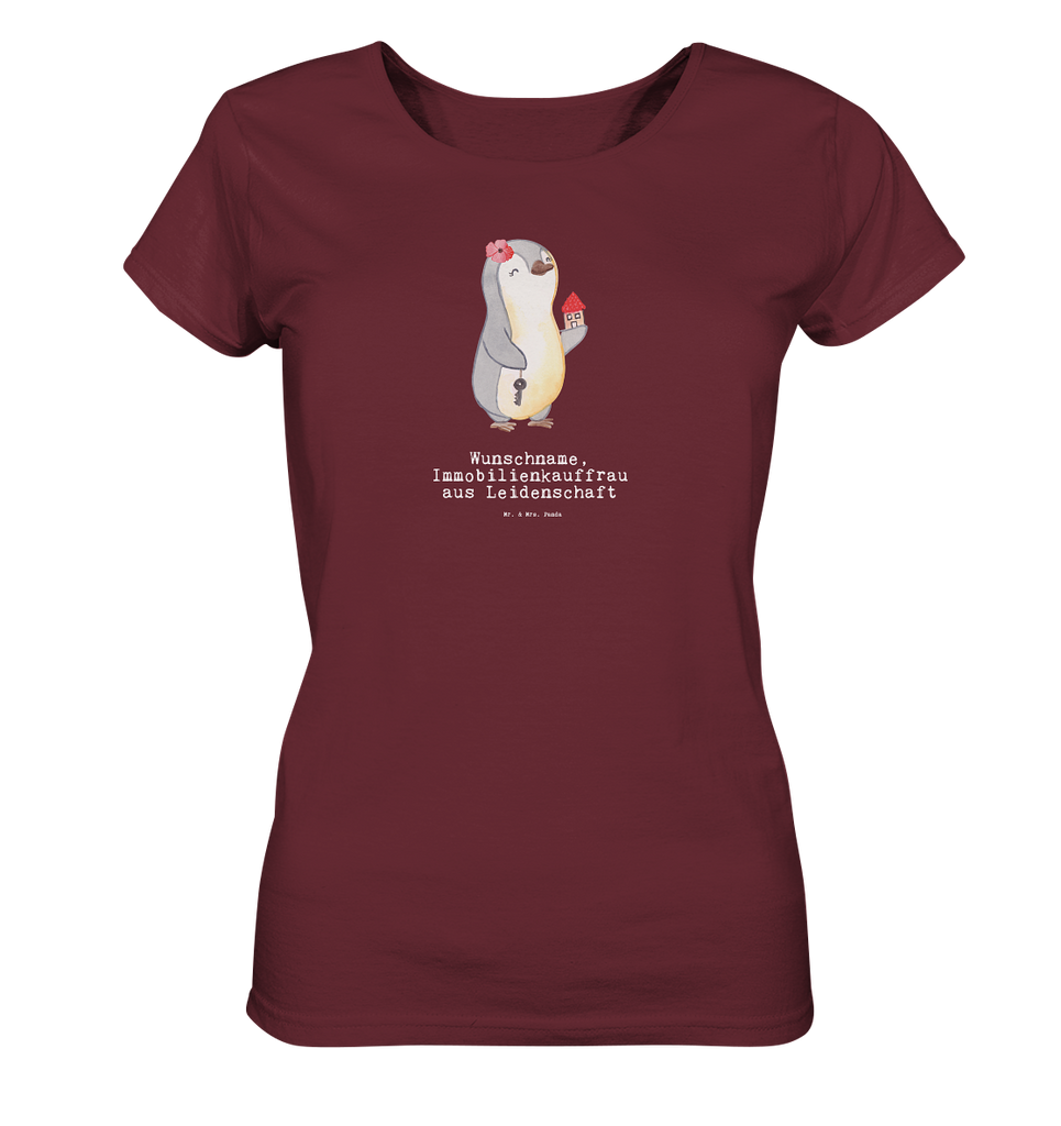 Personalisiertes Shirt Damen Immobilienkauffrau aus Leidenschaft T-Shirt, Shirt, Tshirt, Lustiges T-Shirt, T-Shirt mit Spruch, Party, Junggesellenabschied, Jubiläum, Geburstag, Herrn, Damen, Männer, Frauen, Schlafshirt, Nachthemd, Sprüche, Beruf, Ausbildung, Abschied, Rente, Kollege, Kollegin, Geschenk, Schenken, Arbeitskollege, Mitarbeiter, Firma, Danke, Dankeschön, Immobilienmaklerin, Immobilienhändlerin, Immobilienkauffrau, Immobilienbüro