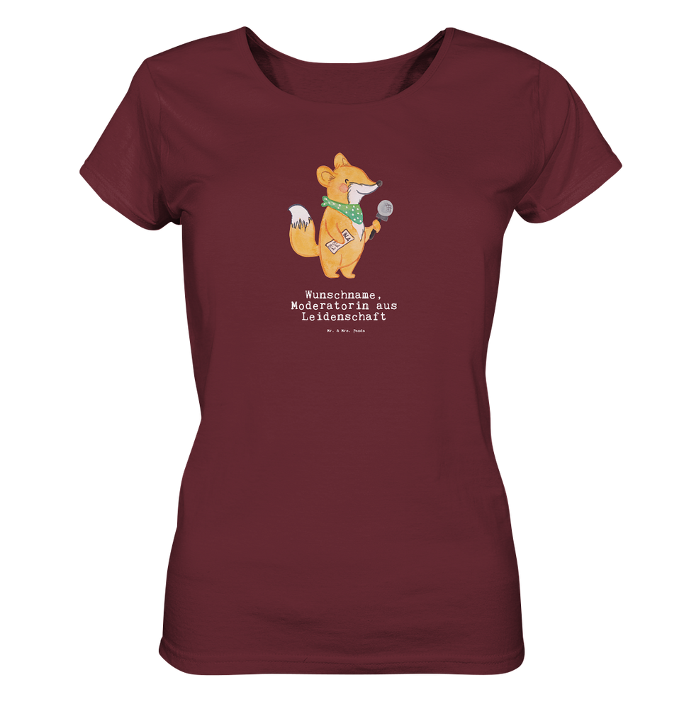 Personalisiertes Shirt Damen Moderatorin aus Leidenschaft T-Shirt, Shirt, Tshirt, Lustiges T-Shirt, T-Shirt mit Spruch, Party, Junggesellenabschied, Jubiläum, Geburstag, Herrn, Damen, Männer, Frauen, Schlafshirt, Nachthemd, Sprüche, Beruf, Ausbildung, Abschied, Rente, Kollege, Kollegin, Geschenk, Schenken, Arbeitskollege, Mitarbeiter, Firma, Danke, Dankeschön