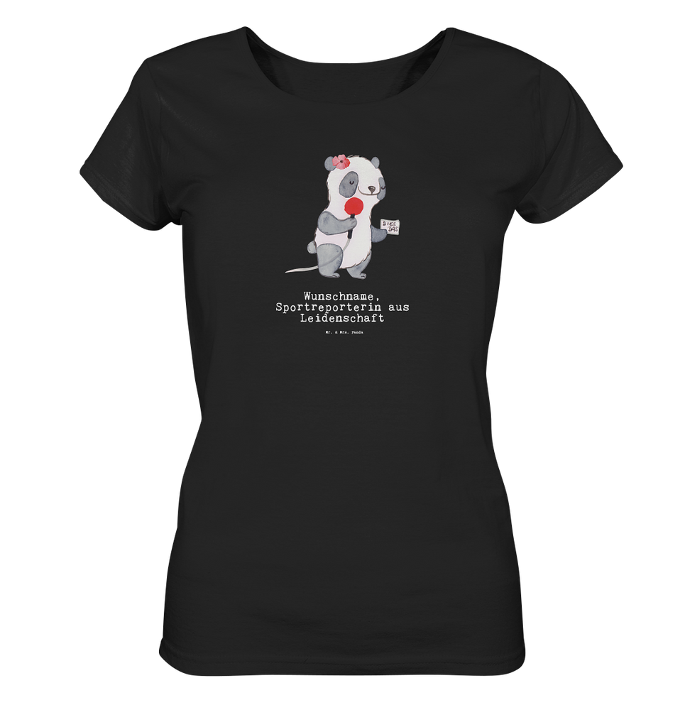 Personalisiertes Shirt Damen Sportreporterin aus Leidenschaft T-Shirt, Shirt, Tshirt, Lustiges T-Shirt, T-Shirt mit Spruch, Party, Junggesellenabschied, Jubiläum, Geburstag, Herrn, Damen, Männer, Frauen, Schlafshirt, Nachthemd, Sprüche, Beruf, Ausbildung, Abschied, Rente, Kollege, Kollegin, Geschenk, Schenken, Arbeitskollege, Mitarbeiter, Firma, Danke, Dankeschön
