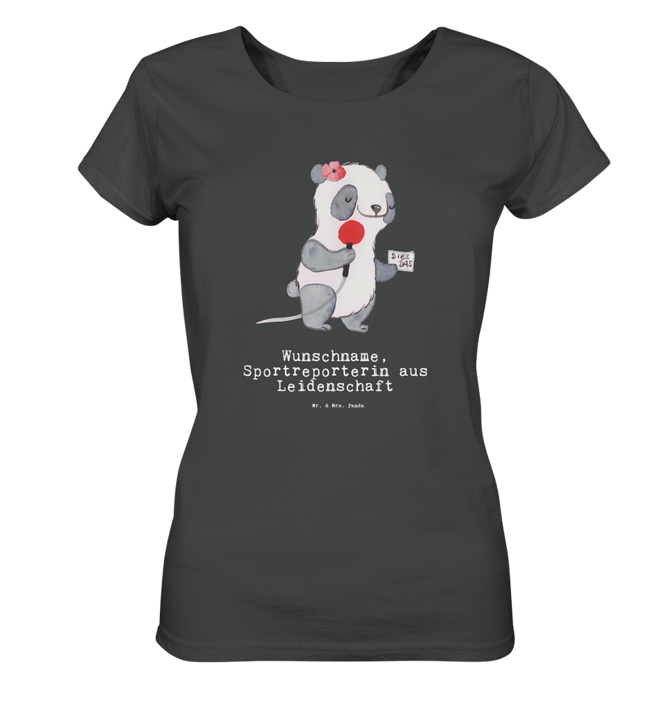 Personalisiertes Shirt Damen Sportreporterin aus Leidenschaft T-Shirt, Shirt, Tshirt, Lustiges T-Shirt, T-Shirt mit Spruch, Party, Junggesellenabschied, Jubiläum, Geburstag, Herrn, Damen, Männer, Frauen, Schlafshirt, Nachthemd, Sprüche, Beruf, Ausbildung, Abschied, Rente, Kollege, Kollegin, Geschenk, Schenken, Arbeitskollege, Mitarbeiter, Firma, Danke, Dankeschön