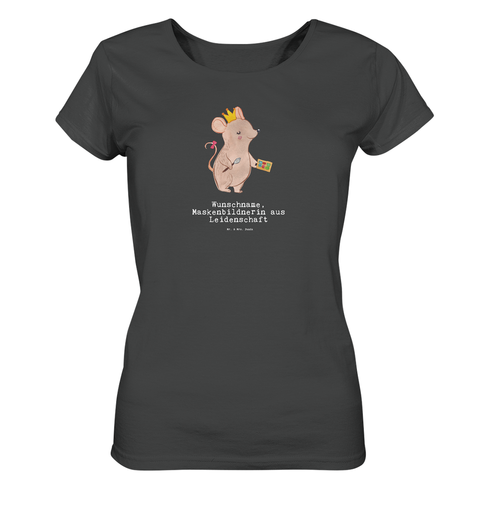 Personalisiertes Shirt Damen Maskenbildnerin aus Leidenschaft T-Shirt, Shirt, Tshirt, Lustiges T-Shirt, T-Shirt mit Spruch, Party, Junggesellenabschied, Jubiläum, Geburstag, Herrn, Damen, Männer, Frauen, Schlafshirt, Nachthemd, Sprüche, Beruf, Ausbildung, Abschied, Rente, Kollege, Kollegin, Geschenk, Schenken, Arbeitskollege, Mitarbeiter, Firma, Danke, Dankeschön, Kosmetikerin, Make Up Artist, Maskenbildnerin, Visagistin, Beauty Salon, Kosmetikstudio, Eröffnung