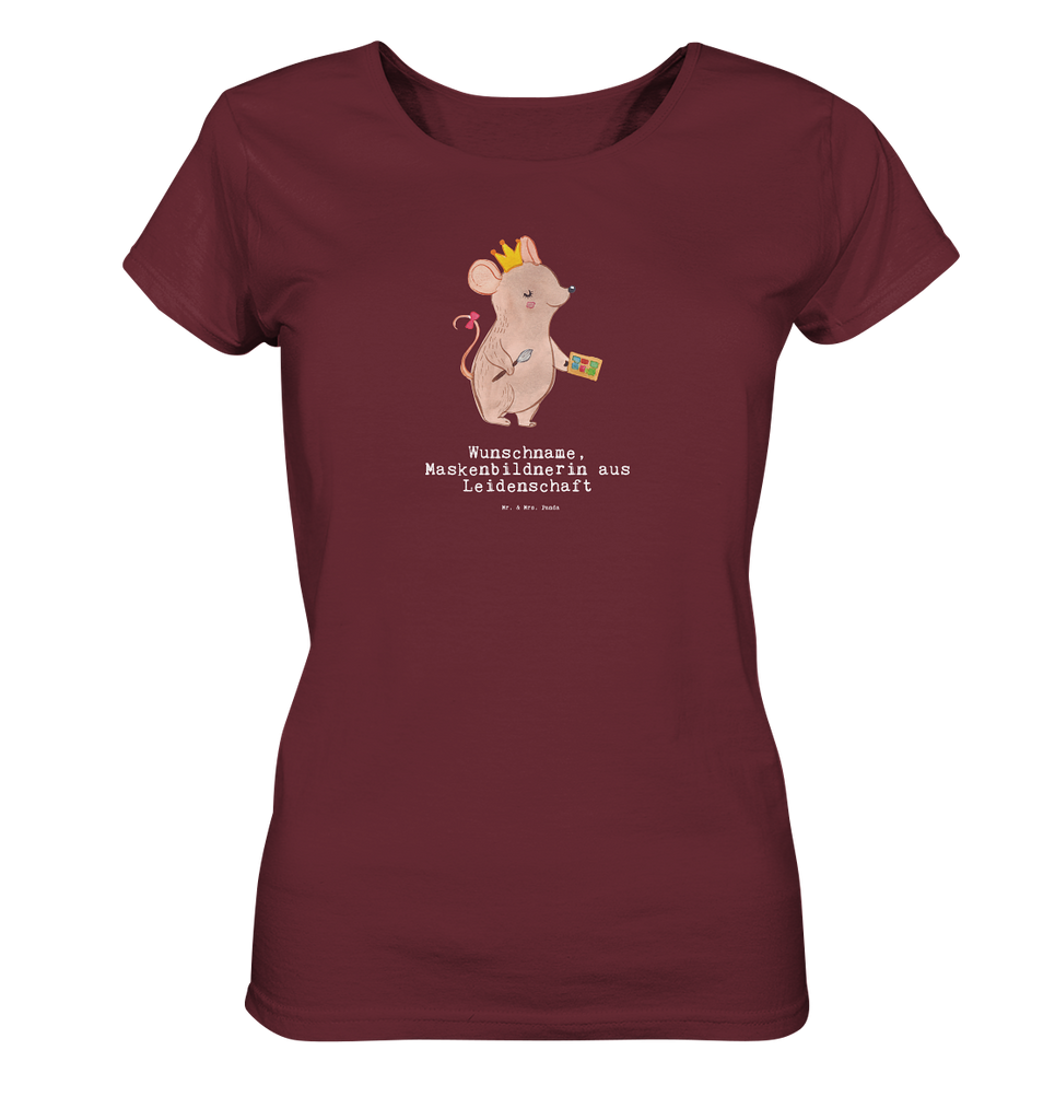 Personalisiertes Shirt Damen Maskenbildnerin aus Leidenschaft T-Shirt, Shirt, Tshirt, Lustiges T-Shirt, T-Shirt mit Spruch, Party, Junggesellenabschied, Jubiläum, Geburstag, Herrn, Damen, Männer, Frauen, Schlafshirt, Nachthemd, Sprüche, Beruf, Ausbildung, Abschied, Rente, Kollege, Kollegin, Geschenk, Schenken, Arbeitskollege, Mitarbeiter, Firma, Danke, Dankeschön, Kosmetikerin, Make Up Artist, Maskenbildnerin, Visagistin, Beauty Salon, Kosmetikstudio, Eröffnung