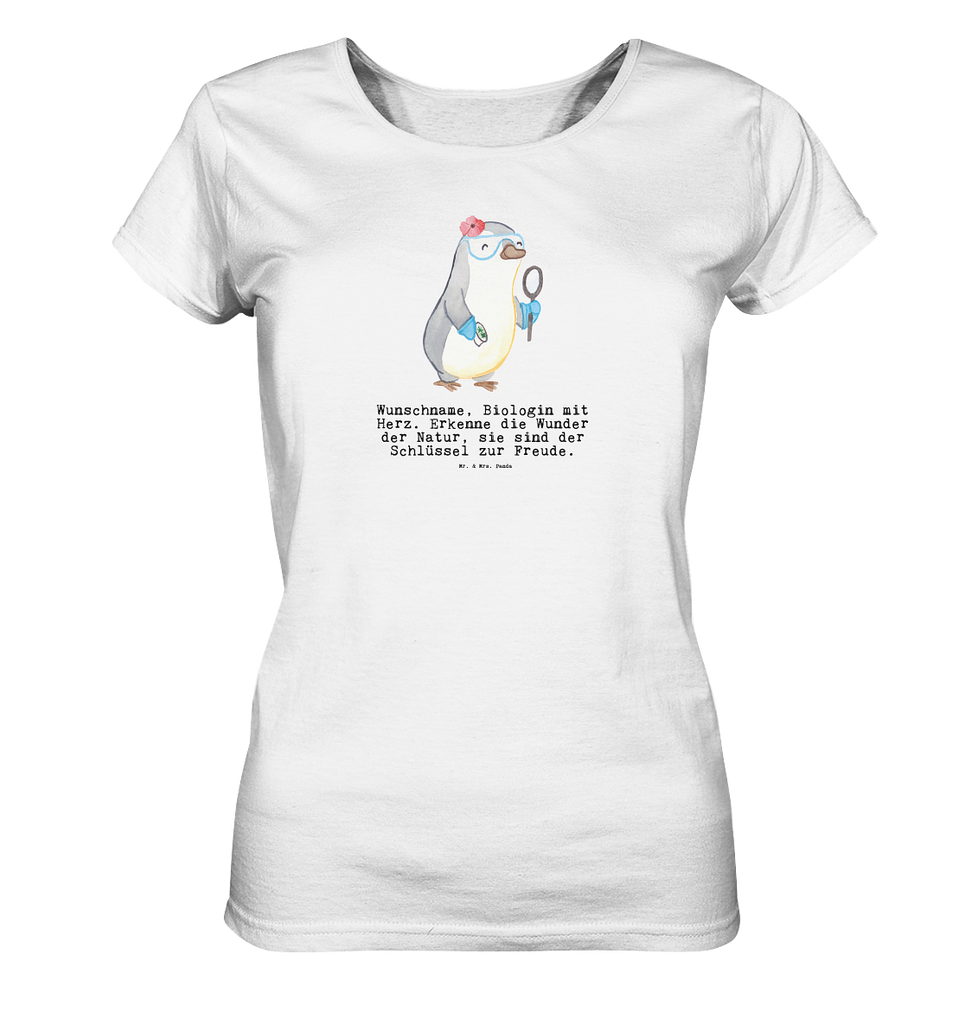 Personalisiertes Shirt Damen Biologin mit Herz T-Shirt, Shirt, Tshirt, Lustiges T-Shirt, T-Shirt mit Spruch, Party, Junggesellenabschied, Jubiläum, Geburstag, Herrn, Damen, Männer, Frauen, Schlafshirt, Nachthemd, Sprüche, Beruf, Ausbildung, Abschied, Rente, Kollege, Kollegin, Geschenk, Schenken, Arbeitskollege, Mitarbeiter, Firma, Danke, Dankeschön, Biologin, Biologie, Naturwissenschaftlerin, Labor, Studium, Bachelor, Master