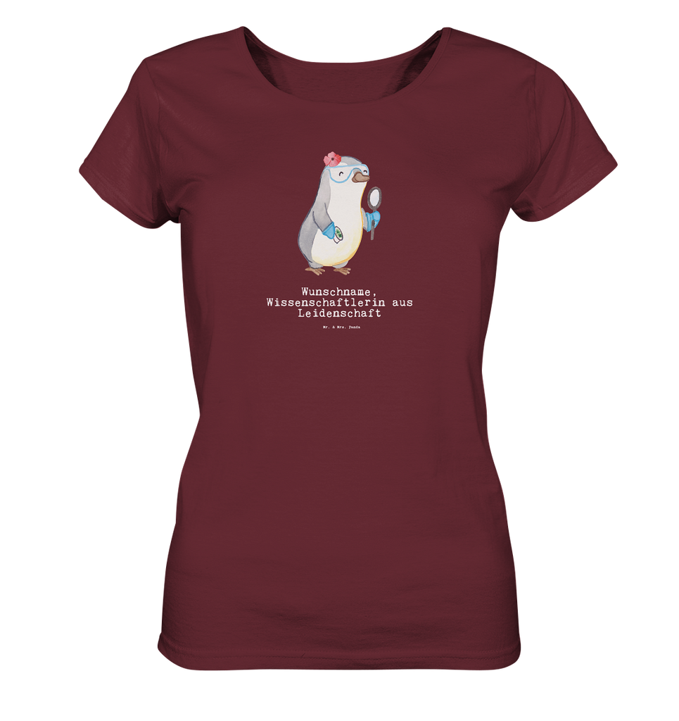 Personalisiertes Shirt Damen Wissenschaftlerin aus Leidenschaft T-Shirt, Shirt, Tshirt, Lustiges T-Shirt, T-Shirt mit Spruch, Party, Junggesellenabschied, Jubiläum, Geburstag, Herrn, Damen, Männer, Frauen, Schlafshirt, Nachthemd, Sprüche, Beruf, Ausbildung, Abschied, Rente, Kollege, Kollegin, Geschenk, Schenken, Arbeitskollege, Mitarbeiter, Firma, Danke, Dankeschön, Wissenschaftlerin, Forscherin, Akademikerin, Universität, Forschungseinrichtung