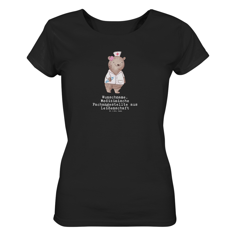 Personalisiertes Shirt Damen Medizinische Fachangestellte aus Leidenschaft T-Shirt, Shirt, Tshirt, Lustiges T-Shirt, T-Shirt mit Spruch, Party, Junggesellenabschied, Jubiläum, Geburstag, Herrn, Damen, Männer, Frauen, Schlafshirt, Nachthemd, Sprüche, Beruf, Ausbildung, Abschied, Rente, Kollege, Kollegin, Geschenk, Schenken, Arbeitskollege, Mitarbeiter, Firma, Danke, Dankeschön, Arzthelferin, Medizinische Fachangestellte, Sprechstundenhilfe