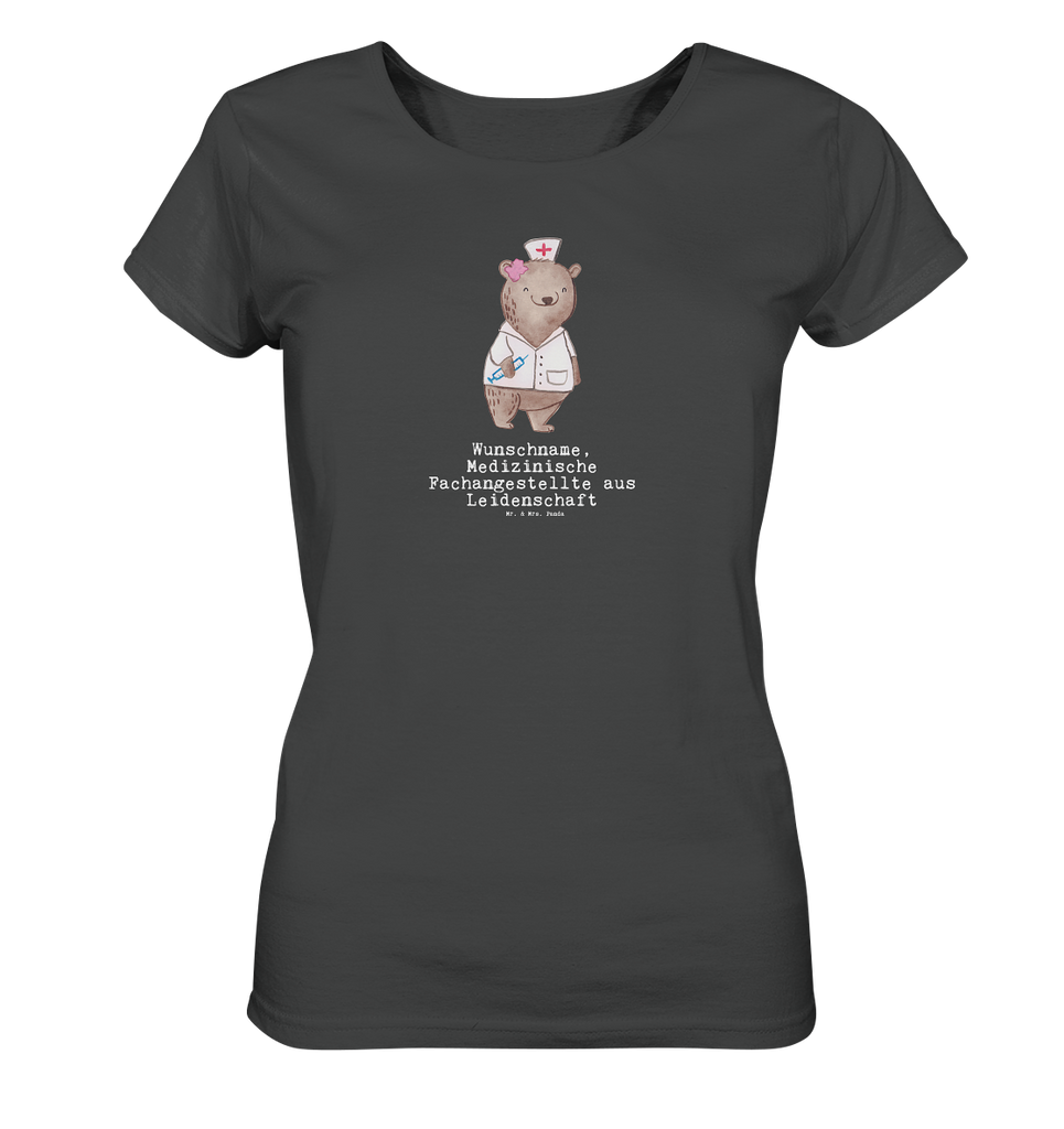 Personalisiertes Shirt Damen Medizinische Fachangestellte aus Leidenschaft T-Shirt, Shirt, Tshirt, Lustiges T-Shirt, T-Shirt mit Spruch, Party, Junggesellenabschied, Jubiläum, Geburstag, Herrn, Damen, Männer, Frauen, Schlafshirt, Nachthemd, Sprüche, Beruf, Ausbildung, Abschied, Rente, Kollege, Kollegin, Geschenk, Schenken, Arbeitskollege, Mitarbeiter, Firma, Danke, Dankeschön, Arzthelferin, Medizinische Fachangestellte, Sprechstundenhilfe