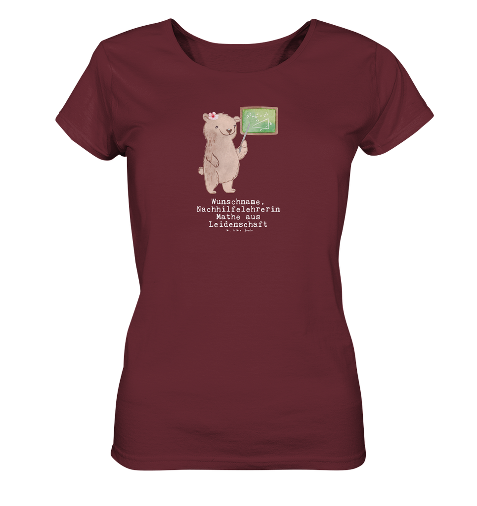 Personalisiertes Shirt Damen Nachhilfelehrerin Mathe aus Leidenschaft T-Shirt, Shirt, Tshirt, Lustiges T-Shirt, T-Shirt mit Spruch, Party, Junggesellenabschied, Jubiläum, Geburstag, Herrn, Damen, Männer, Frauen, Schlafshirt, Nachthemd, Sprüche, Beruf, Ausbildung, Abschied, Rente, Kollege, Kollegin, Geschenk, Schenken, Arbeitskollege, Mitarbeiter, Firma, Danke, Dankeschön, Mathematik Nachhilfelehrerin, Mathe Nachhilfe, Nachhilfeunterrricht