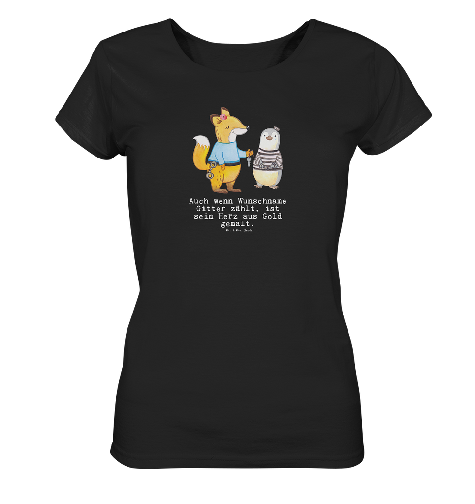 Personalisiertes Shirt Damen Justizvollzugsbeamte mit Herz T-Shirt, Shirt, Tshirt, Lustiges T-Shirt, T-Shirt mit Spruch, Party, Junggesellenabschied, Jubiläum, Geburstag, Herrn, Damen, Männer, Frauen, Schlafshirt, Nachthemd, Sprüche, Beruf, Ausbildung, Abschied, Rente, Kollege, Kollegin, Geschenk, Schenken, Arbeitskollege, Mitarbeiter, Firma, Danke, Dankeschön, Gefängniswärterin, Justizvollzugsbeamte