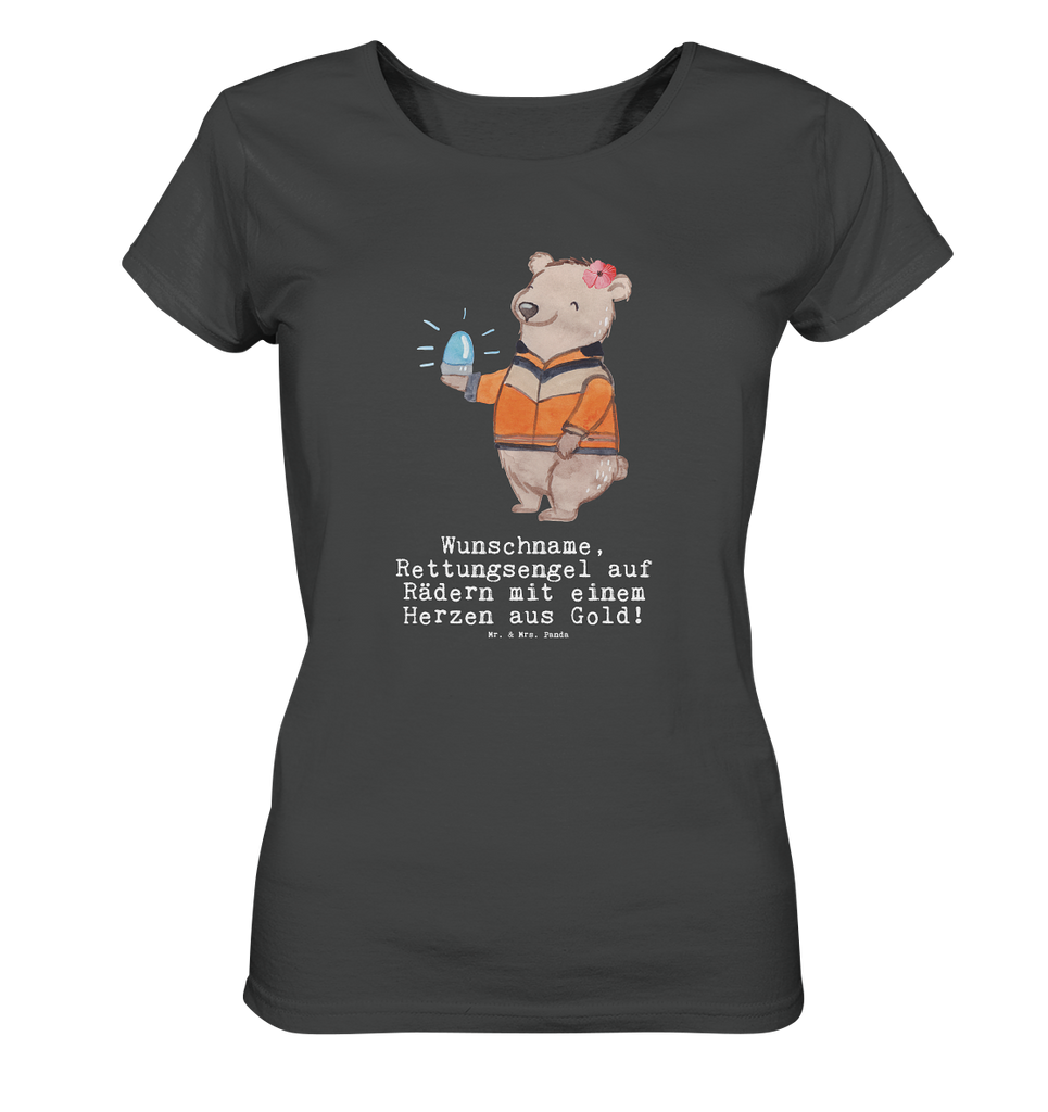 Personalisiertes Shirt Damen Rettungswagenfahrerin mit Herz T-Shirt, Shirt, Tshirt, Lustiges T-Shirt, T-Shirt mit Spruch, Party, Junggesellenabschied, Jubiläum, Geburstag, Herrn, Damen, Männer, Frauen, Schlafshirt, Nachthemd, Sprüche, Beruf, Ausbildung, Abschied, Rente, Kollege, Kollegin, Geschenk, Schenken, Arbeitskollege, Mitarbeiter, Firma, Danke, Dankeschön