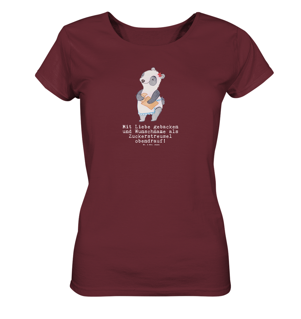 Personalisiertes Shirt Damen Bäckerin mit Herz T-Shirt, Shirt, Tshirt, Lustiges T-Shirt, T-Shirt mit Spruch, Party, Junggesellenabschied, Jubiläum, Geburstag, Herrn, Damen, Männer, Frauen, Schlafshirt, Nachthemd, Sprüche, Beruf, Ausbildung, Abschied, Rente, Kollege, Kollegin, Geschenk, Schenken, Arbeitskollege, Mitarbeiter, Firma, Danke, Dankeschön, Bäckerin, Konditorin, Brotbäckerin, Bäckerei, Backstube, Bäckerladen, Brotmanufaktur