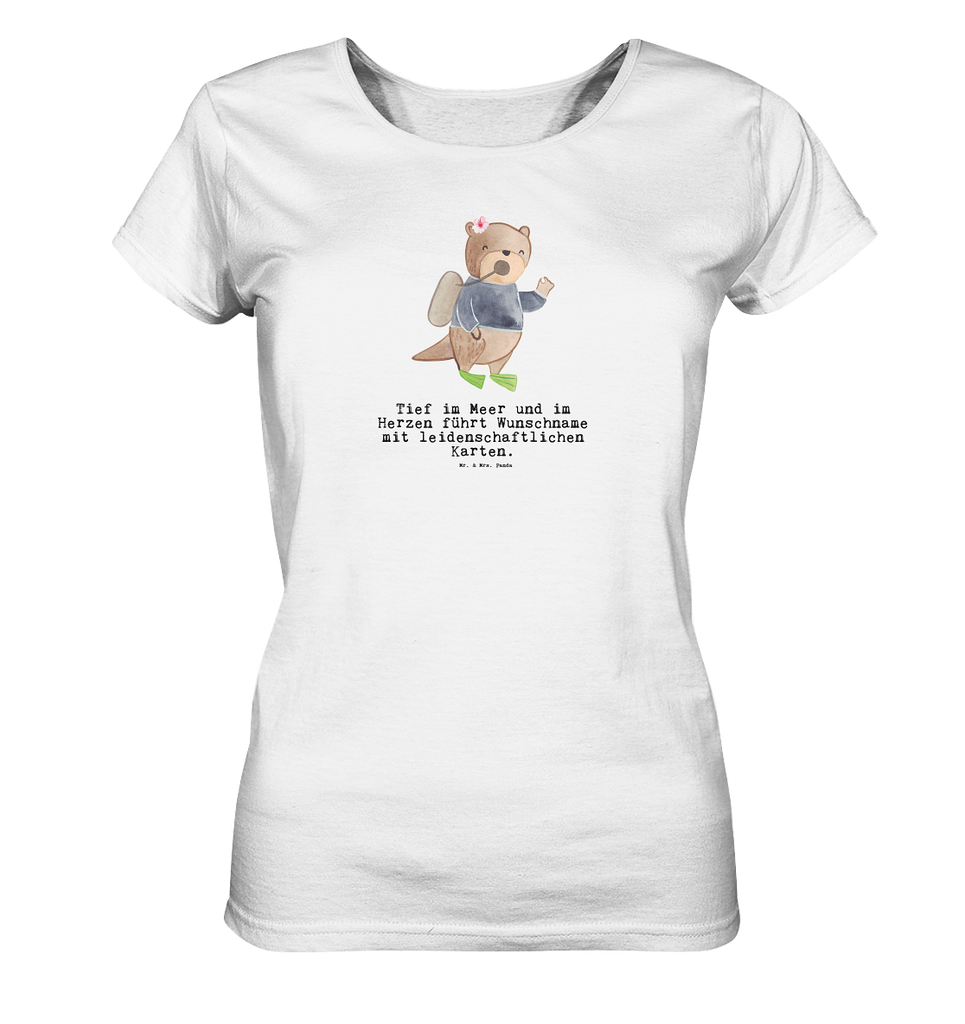 Personalisiertes Shirt Damen Tauchlehrerin mit Herz T-Shirt, Shirt, Tshirt, Lustiges T-Shirt, T-Shirt mit Spruch, Party, Junggesellenabschied, Jubiläum, Geburstag, Herrn, Damen, Männer, Frauen, Schlafshirt, Nachthemd, Sprüche, Beruf, Ausbildung, Abschied, Rente, Kollege, Kollegin, Geschenk, Schenken, Arbeitskollege, Mitarbeiter, Firma, Danke, Dankeschön