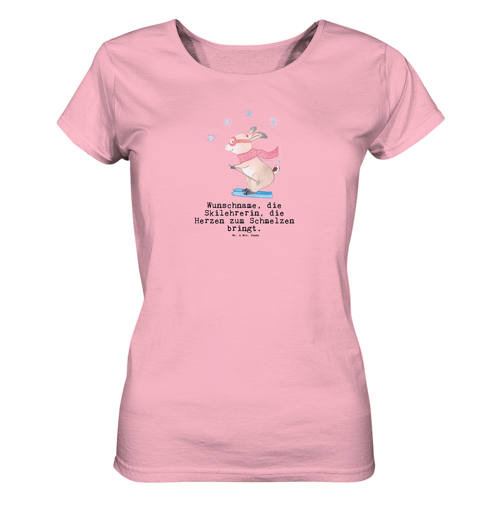 Personalisiertes Shirt Damen Skilehrerin mit Herz T-Shirt, Shirt, Tshirt, Lustiges T-Shirt, T-Shirt mit Spruch, Party, Junggesellenabschied, Jubiläum, Geburstag, Herrn, Damen, Männer, Frauen, Schlafshirt, Nachthemd, Sprüche, Beruf, Ausbildung, Abschied, Rente, Kollege, Kollegin, Geschenk, Schenken, Arbeitskollege, Mitarbeiter, Firma, Danke, Dankeschön