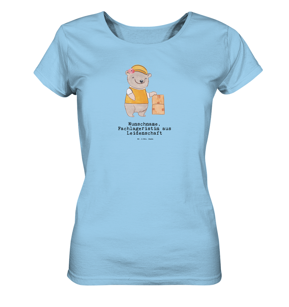 Personalisiertes Shirt Damen Fachlageristin aus Leidenschaft T-Shirt, Shirt, Tshirt, Lustiges T-Shirt, T-Shirt mit Spruch, Party, Junggesellenabschied, Jubiläum, Geburstag, Herrn, Damen, Männer, Frauen, Schlafshirt, Nachthemd, Sprüche, Beruf, Ausbildung, Abschied, Rente, Kollege, Kollegin, Geschenk, Schenken, Arbeitskollege, Mitarbeiter, Firma, Danke, Dankeschön, Lagerarbeiterin, Fachlageristin, Lageristin, Lagerverwalterin