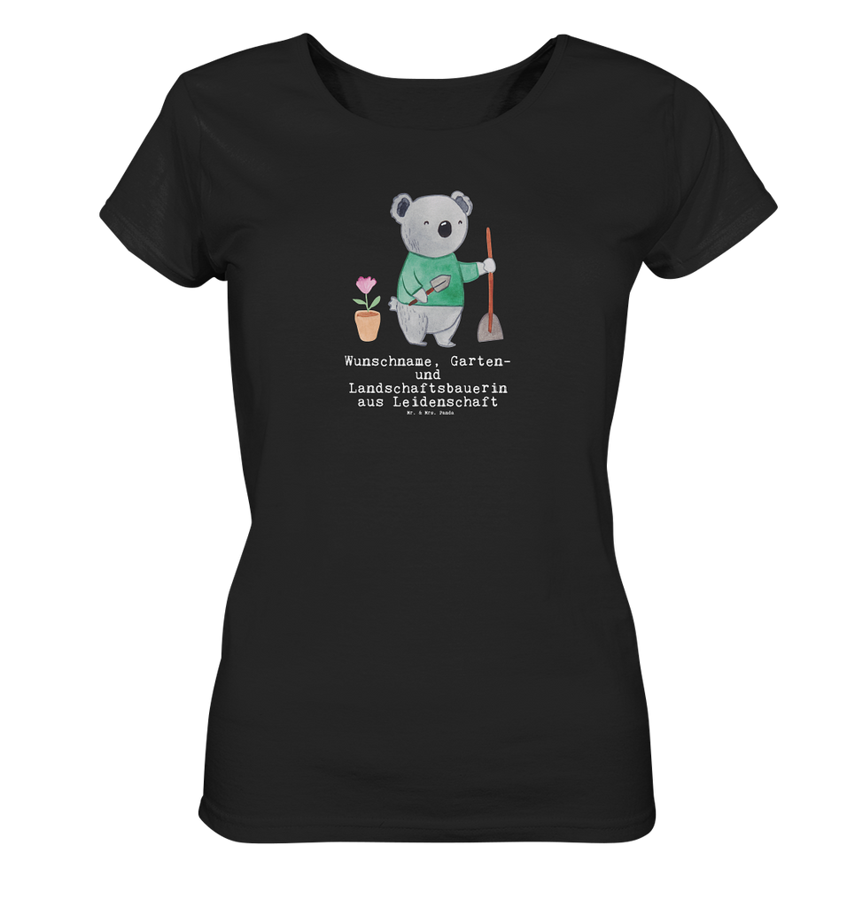 Personalisiertes Shirt Damen Garten- und Landschaftsbauerin aus Leidenschaft T-Shirt, Shirt, Tshirt, Lustiges T-Shirt, T-Shirt mit Spruch, Party, Junggesellenabschied, Jubiläum, Geburstag, Herrn, Damen, Männer, Frauen, Schlafshirt, Nachthemd, Sprüche, Beruf, Ausbildung, Abschied, Rente, Kollege, Kollegin, Geschenk, Schenken, Arbeitskollege, Mitarbeiter, Firma, Danke, Dankeschön, Gärtnerin, Gartenplaner, Gärtnerei, Gartenbau, Hobbygärtnerin, Garten- und Landschaftsbauerin