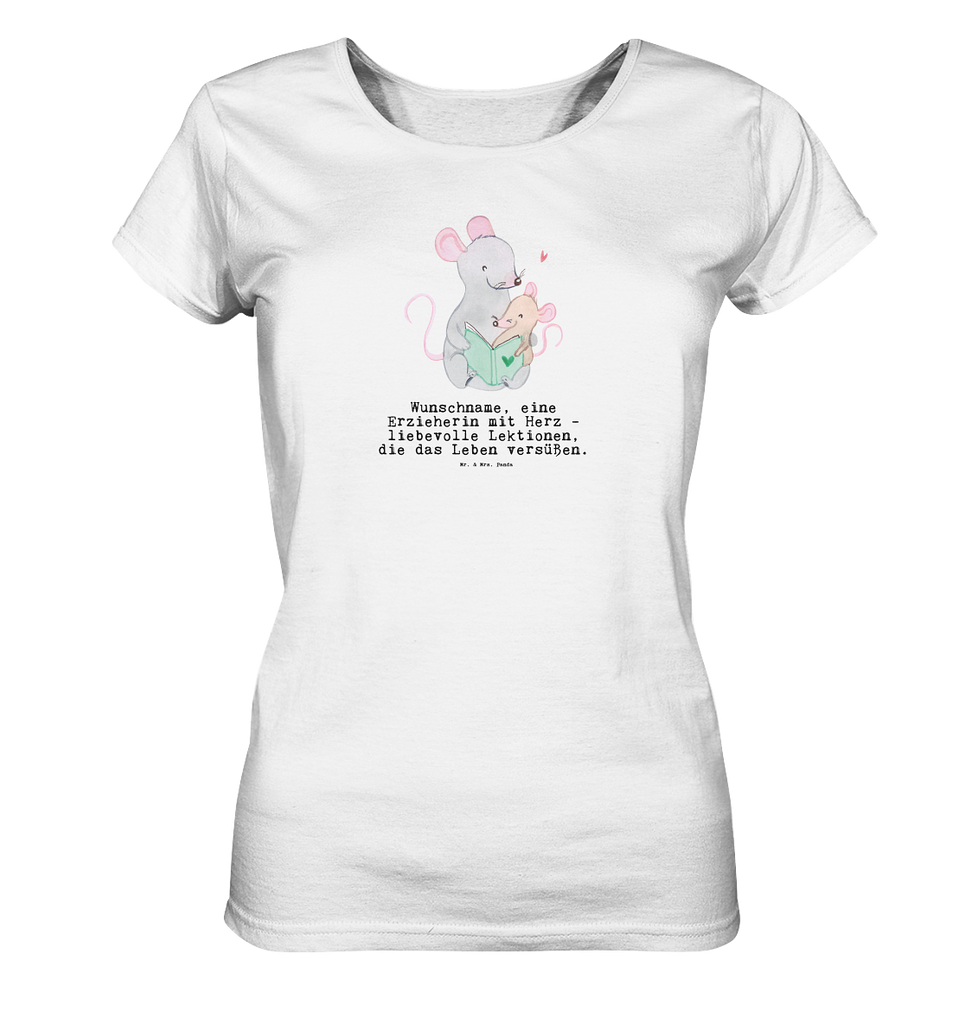 Personalisiertes Shirt Damen Erzieherin mit Herz T-Shirt, Shirt, Tshirt, Lustiges T-Shirt, T-Shirt mit Spruch, Party, Junggesellenabschied, Jubiläum, Geburstag, Herrn, Damen, Männer, Frauen, Schlafshirt, Nachthemd, Sprüche, Beruf, Ausbildung, Abschied, Rente, Kollege, Kollegin, Geschenk, Schenken, Arbeitskollege, Mitarbeiter, Firma, Danke, Dankeschön, Erzieherin, Kindergärtnerin, Pädagogin, Kindergarten, Abschiedsgeschenke Kindergarten