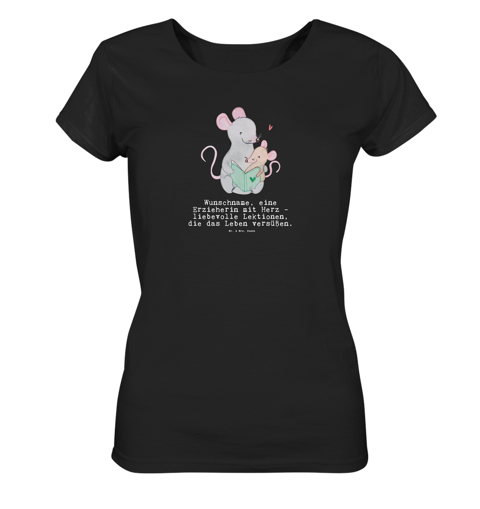 Personalisiertes Shirt Damen Erzieherin mit Herz T-Shirt, Shirt, Tshirt, Lustiges T-Shirt, T-Shirt mit Spruch, Party, Junggesellenabschied, Jubiläum, Geburstag, Herrn, Damen, Männer, Frauen, Schlafshirt, Nachthemd, Sprüche, Beruf, Ausbildung, Abschied, Rente, Kollege, Kollegin, Geschenk, Schenken, Arbeitskollege, Mitarbeiter, Firma, Danke, Dankeschön, Erzieherin, Kindergärtnerin, Pädagogin, Kindergarten, Abschiedsgeschenke Kindergarten