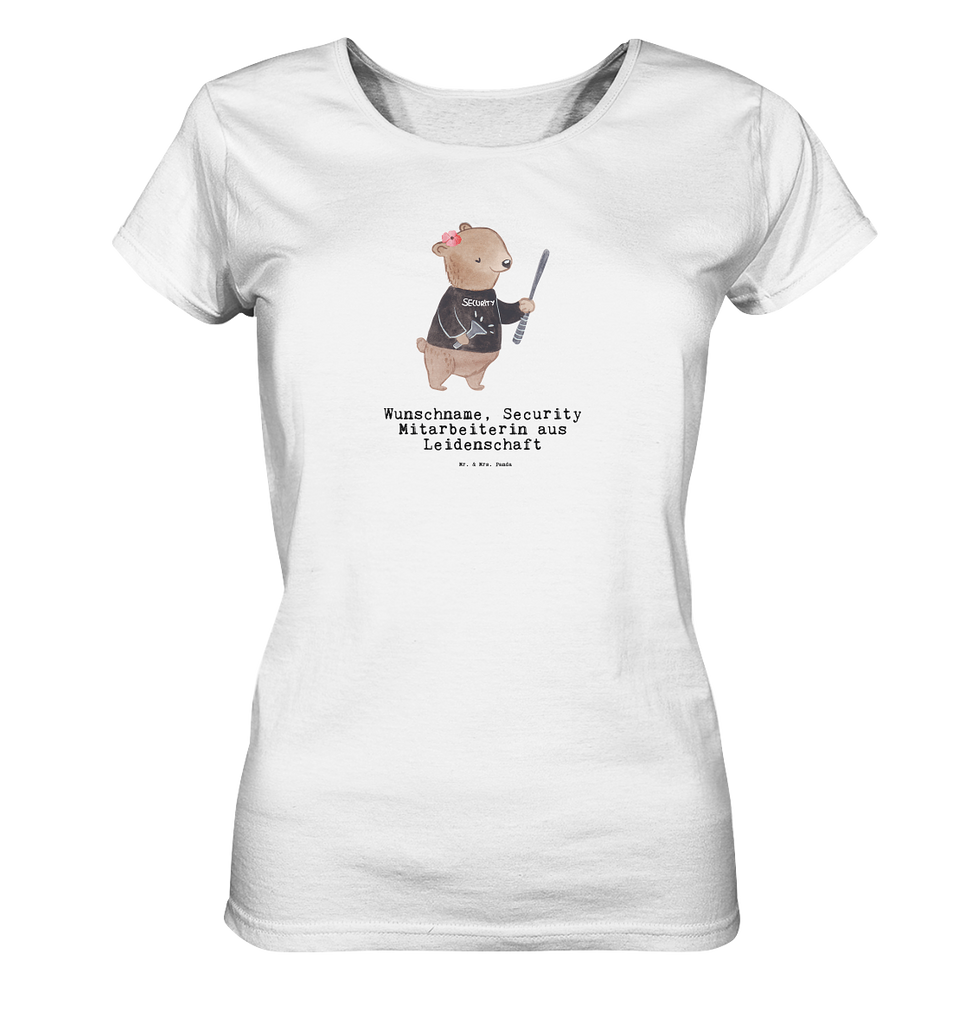 Personalisiertes Shirt Damen Security Mitarbeiterin aus Leidenschaft T-Shirt, Shirt, Tshirt, Lustiges T-Shirt, T-Shirt mit Spruch, Party, Junggesellenabschied, Jubiläum, Geburstag, Herrn, Damen, Männer, Frauen, Schlafshirt, Nachthemd, Sprüche, Beruf, Ausbildung, Abschied, Rente, Kollege, Kollegin, Geschenk, Schenken, Arbeitskollege, Mitarbeiter, Firma, Danke, Dankeschön