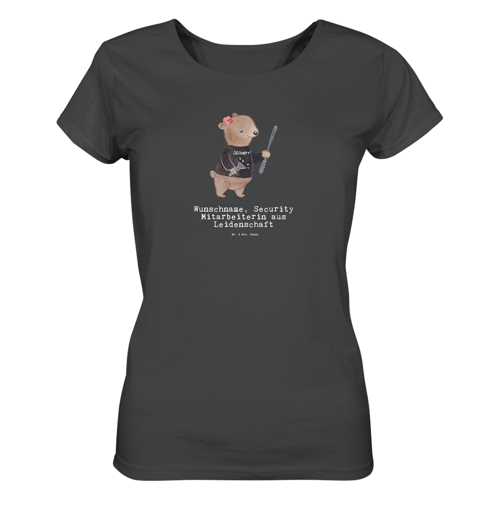 Personalisiertes Shirt Damen Security Mitarbeiterin aus Leidenschaft T-Shirt, Shirt, Tshirt, Lustiges T-Shirt, T-Shirt mit Spruch, Party, Junggesellenabschied, Jubiläum, Geburstag, Herrn, Damen, Männer, Frauen, Schlafshirt, Nachthemd, Sprüche, Beruf, Ausbildung, Abschied, Rente, Kollege, Kollegin, Geschenk, Schenken, Arbeitskollege, Mitarbeiter, Firma, Danke, Dankeschön