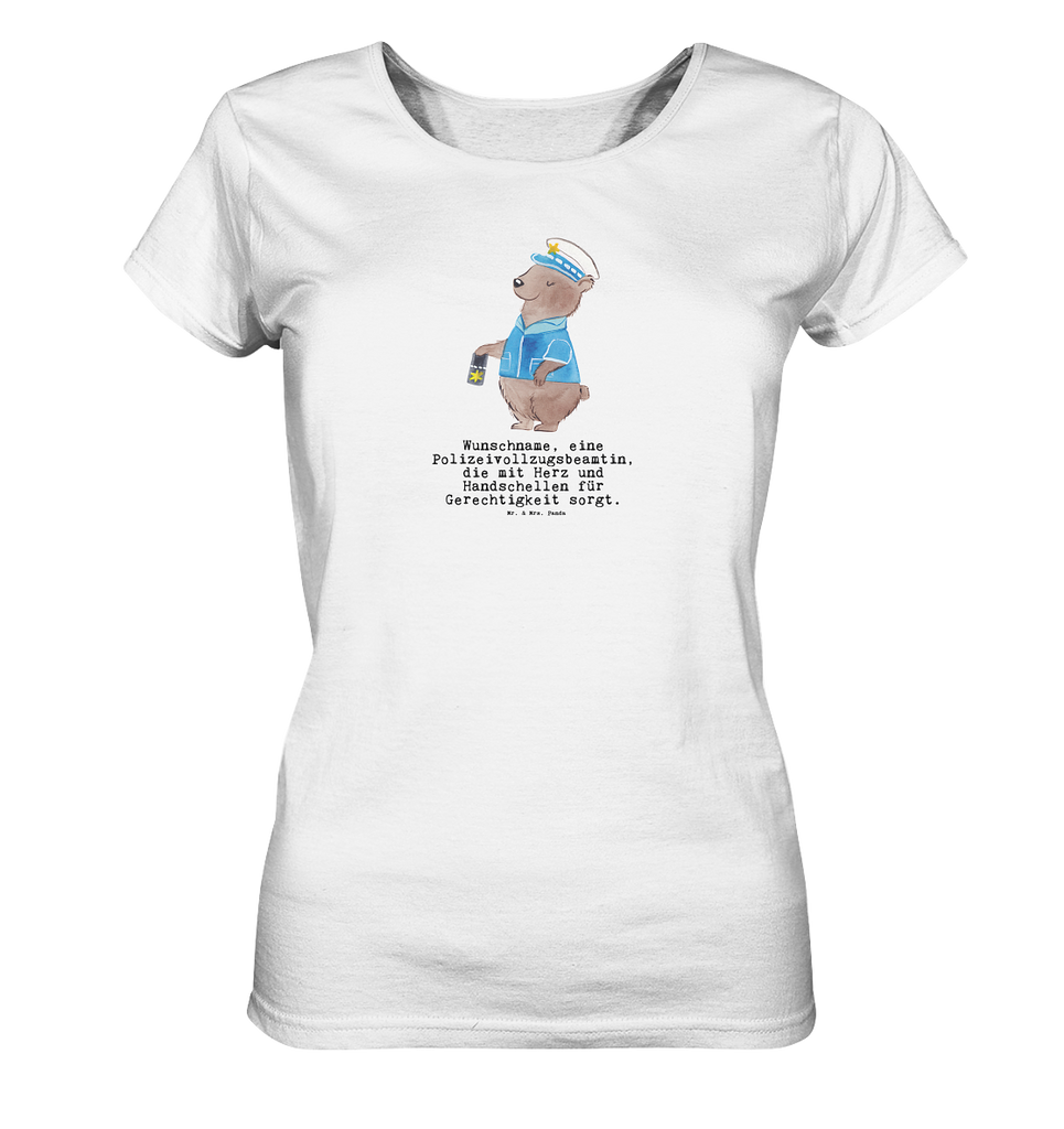 Personalisiertes Shirt Damen Polizeivollzugsbeamtin mit Herz T-Shirt, Shirt, Tshirt, Lustiges T-Shirt, T-Shirt mit Spruch, Party, Junggesellenabschied, Jubiläum, Geburstag, Herrn, Damen, Männer, Frauen, Schlafshirt, Nachthemd, Sprüche, Beruf, Ausbildung, Abschied, Rente, Kollege, Kollegin, Geschenk, Schenken, Arbeitskollege, Mitarbeiter, Firma, Danke, Dankeschön, Polizeivollzugsbeamte, Polizistin, Polizei
