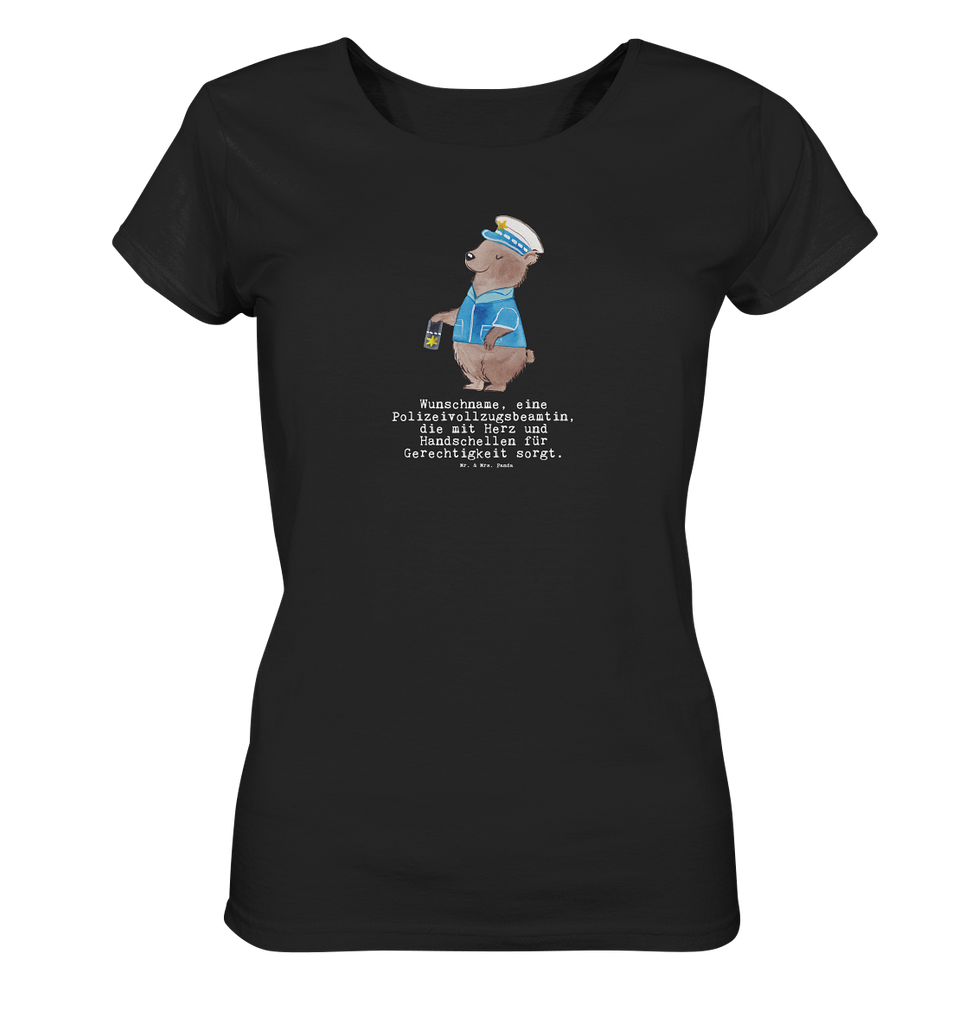 Personalisiertes Shirt Damen Polizeivollzugsbeamtin mit Herz T-Shirt, Shirt, Tshirt, Lustiges T-Shirt, T-Shirt mit Spruch, Party, Junggesellenabschied, Jubiläum, Geburstag, Herrn, Damen, Männer, Frauen, Schlafshirt, Nachthemd, Sprüche, Beruf, Ausbildung, Abschied, Rente, Kollege, Kollegin, Geschenk, Schenken, Arbeitskollege, Mitarbeiter, Firma, Danke, Dankeschön, Polizeivollzugsbeamte, Polizistin, Polizei