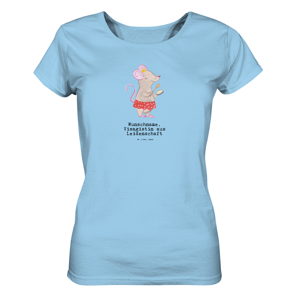 Personalisiertes Shirt Damen Visagistin aus Leidenschaft T-Shirt, Shirt, Tshirt, Lustiges T-Shirt, T-Shirt mit Spruch, Party, Junggesellenabschied, Jubiläum, Geburstag, Herrn, Damen, Männer, Frauen, Schlafshirt, Nachthemd, Sprüche, Beruf, Ausbildung, Abschied, Rente, Kollege, Kollegin, Geschenk, Schenken, Arbeitskollege, Mitarbeiter, Firma, Danke, Dankeschön, Kosmetikerin, Make Up Artist, Maskenbildnerin, Visagistin, Beauty Salon, Kosmetikstudio, Eröffnung