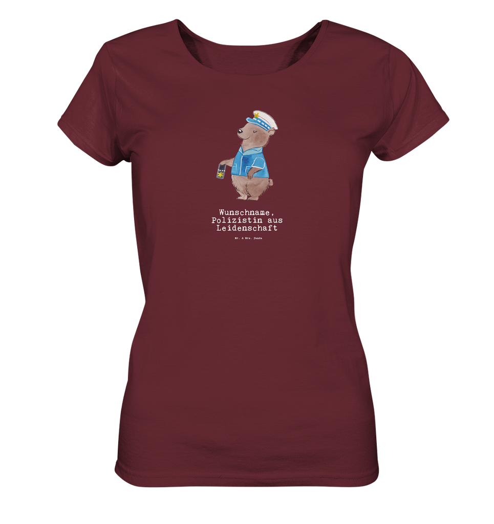 Personalisiertes Shirt Damen Polizistin aus Leidenschaft T-Shirt, Shirt, Tshirt, Lustiges T-Shirt, T-Shirt mit Spruch, Party, Junggesellenabschied, Jubiläum, Geburstag, Herrn, Damen, Männer, Frauen, Schlafshirt, Nachthemd, Sprüche, Beruf, Ausbildung, Abschied, Rente, Kollege, Kollegin, Geschenk, Schenken, Arbeitskollege, Mitarbeiter, Firma, Danke, Dankeschön, Polizistin, Polizeibeamtin, Wachfrau, Cop, Polizei, Studium