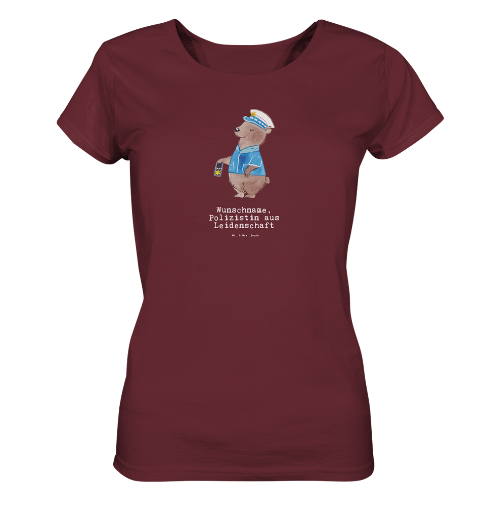 Personalisiertes Shirt Damen Polizistin aus Leidenschaft T-Shirt, Shirt, Tshirt, Lustiges T-Shirt, T-Shirt mit Spruch, Party, Junggesellenabschied, Jubiläum, Geburstag, Herrn, Damen, Männer, Frauen, Schlafshirt, Nachthemd, Sprüche, Beruf, Ausbildung, Abschied, Rente, Kollege, Kollegin, Geschenk, Schenken, Arbeitskollege, Mitarbeiter, Firma, Danke, Dankeschön, Polizistin, Polizeibeamtin, Wachfrau, Cop, Polizei, Studium
