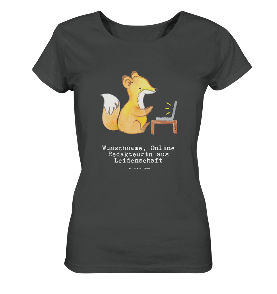 Personalisiertes Shirt Damen Online Redakteurin aus Leidenschaft T-Shirt, Shirt, Tshirt, Lustiges T-Shirt, T-Shirt mit Spruch, Party, Junggesellenabschied, Jubiläum, Geburstag, Herrn, Damen, Männer, Frauen, Schlafshirt, Nachthemd, Sprüche, Beruf, Ausbildung, Abschied, Rente, Kollege, Kollegin, Geschenk, Schenken, Arbeitskollege, Mitarbeiter, Firma, Danke, Dankeschön