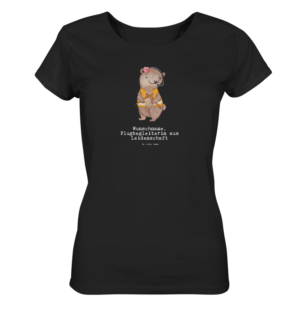 Personalisiertes Shirt Damen Flugbegleiterin aus Leidenschaft T-Shirt, Shirt, Tshirt, Lustiges T-Shirt, T-Shirt mit Spruch, Party, Junggesellenabschied, Jubiläum, Geburstag, Herrn, Damen, Männer, Frauen, Schlafshirt, Nachthemd, Sprüche, Beruf, Ausbildung, Abschied, Rente, Kollege, Kollegin, Geschenk, Schenken, Arbeitskollege, Mitarbeiter, Firma, Danke, Dankeschön, Flugbegleiterin, Stewardess, Flugstewardess, Flight-Attendant