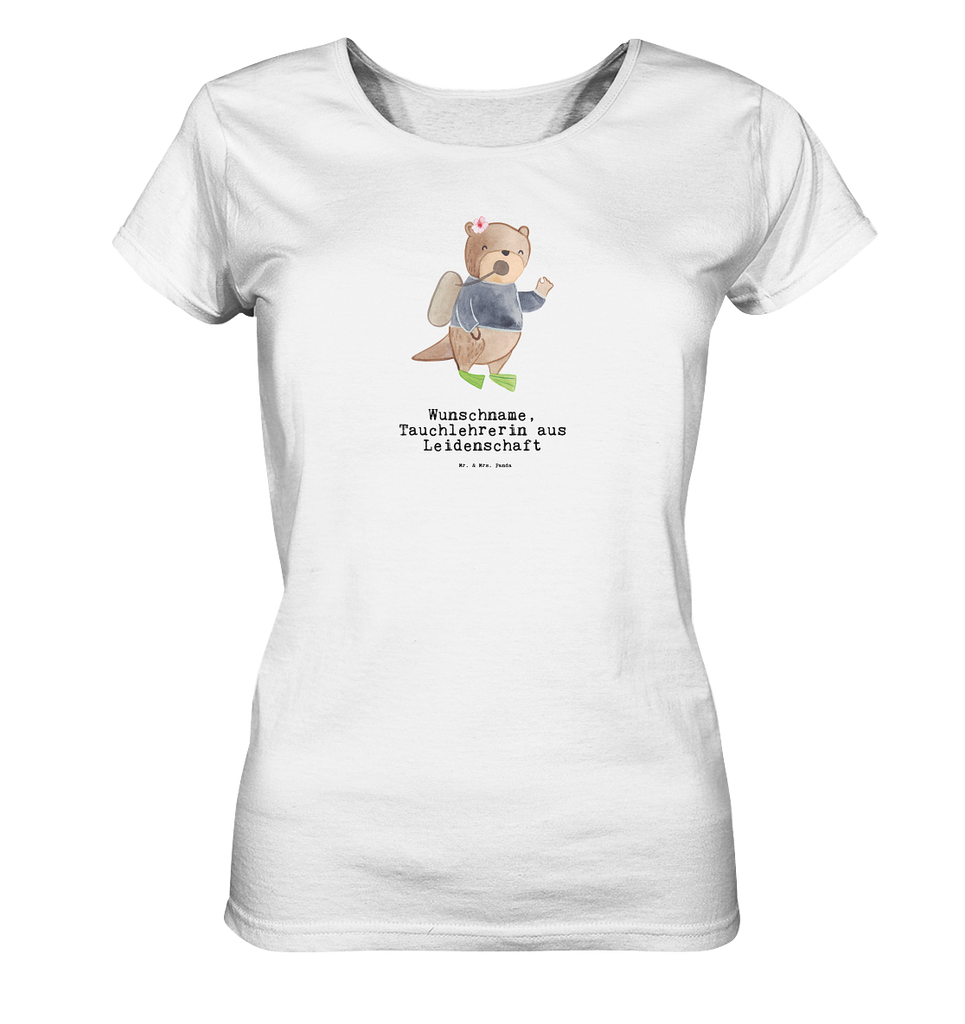 Personalisiertes Shirt Damen Tauchlehrerin aus Leidenschaft T-Shirt, Shirt, Tshirt, Lustiges T-Shirt, T-Shirt mit Spruch, Party, Junggesellenabschied, Jubiläum, Geburstag, Herrn, Damen, Männer, Frauen, Schlafshirt, Nachthemd, Sprüche, Beruf, Ausbildung, Abschied, Rente, Kollege, Kollegin, Geschenk, Schenken, Arbeitskollege, Mitarbeiter, Firma, Danke, Dankeschön