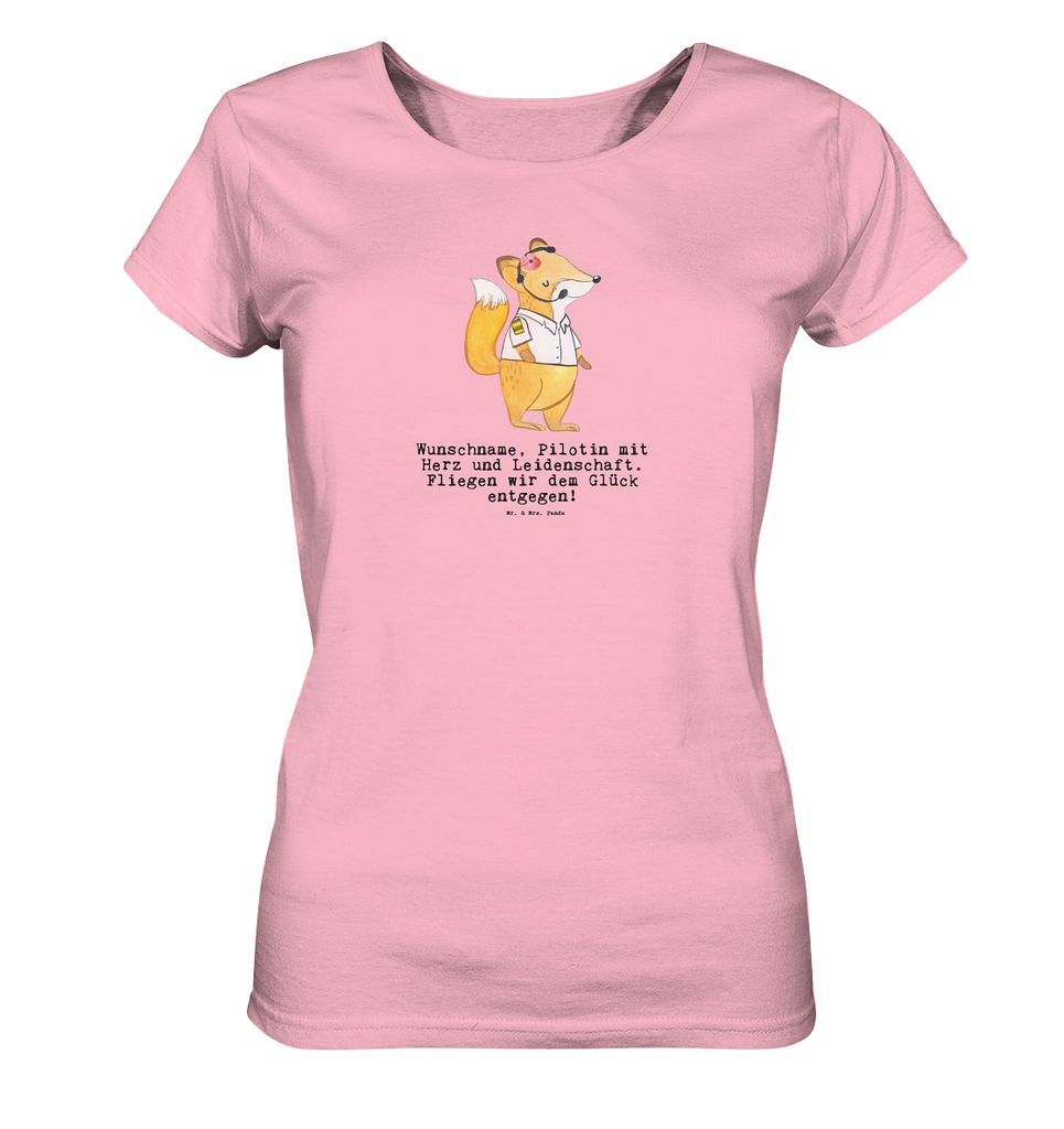 Personalisiertes Shirt Damen Pilotin mit Herz T-Shirt, Shirt, Tshirt, Lustiges T-Shirt, T-Shirt mit Spruch, Party, Junggesellenabschied, Jubiläum, Geburstag, Herrn, Damen, Männer, Frauen, Schlafshirt, Nachthemd, Sprüche, Beruf, Ausbildung, Abschied, Rente, Kollege, Kollegin, Geschenk, Schenken, Arbeitskollege, Mitarbeiter, Firma, Danke, Dankeschön, Pilotin, Flugkapitänin, Cockpit, Flugzeug