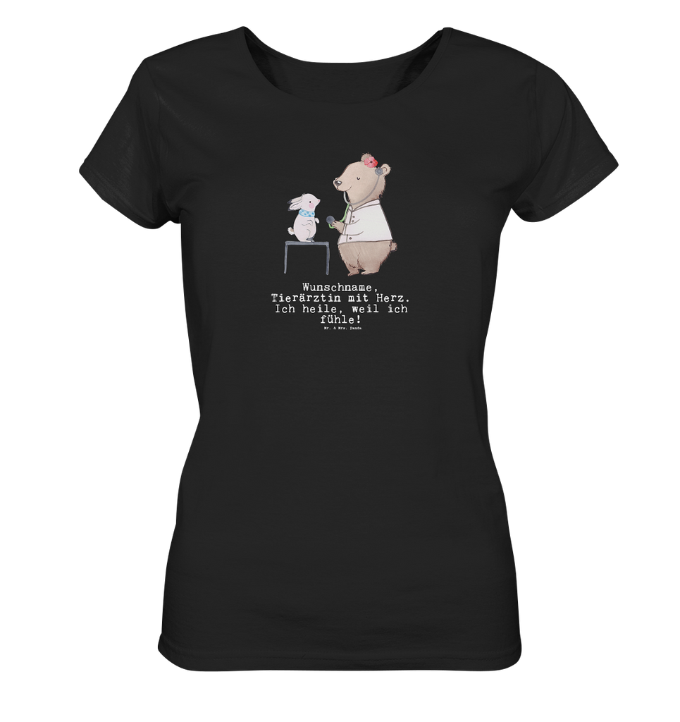 Personalisiertes Shirt Damen Tierärztin mit Herz T-Shirt, Shirt, Tshirt, Lustiges T-Shirt, T-Shirt mit Spruch, Party, Junggesellenabschied, Jubiläum, Geburstag, Herrn, Damen, Männer, Frauen, Schlafshirt, Nachthemd, Sprüche, Beruf, Ausbildung, Abschied, Rente, Kollege, Kollegin, Geschenk, Schenken, Arbeitskollege, Mitarbeiter, Firma, Danke, Dankeschön