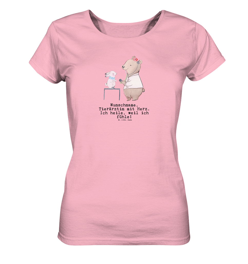 Personalisiertes Shirt Damen Tierärztin mit Herz T-Shirt, Shirt, Tshirt, Lustiges T-Shirt, T-Shirt mit Spruch, Party, Junggesellenabschied, Jubiläum, Geburstag, Herrn, Damen, Männer, Frauen, Schlafshirt, Nachthemd, Sprüche, Beruf, Ausbildung, Abschied, Rente, Kollege, Kollegin, Geschenk, Schenken, Arbeitskollege, Mitarbeiter, Firma, Danke, Dankeschön
