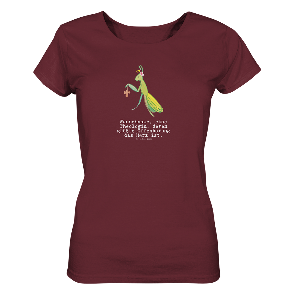 Personalisiertes Shirt Damen Theologin mit Herz T-Shirt, Shirt, Tshirt, Lustiges T-Shirt, T-Shirt mit Spruch, Party, Junggesellenabschied, Jubiläum, Geburstag, Herrn, Damen, Männer, Frauen, Schlafshirt, Nachthemd, Sprüche, Beruf, Ausbildung, Abschied, Rente, Kollege, Kollegin, Geschenk, Schenken, Arbeitskollege, Mitarbeiter, Firma, Danke, Dankeschön