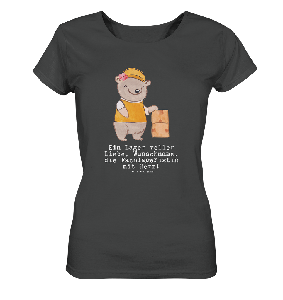 Personalisiertes Shirt Damen Fachlageristin mit Herz T-Shirt, Shirt, Tshirt, Lustiges T-Shirt, T-Shirt mit Spruch, Party, Junggesellenabschied, Jubiläum, Geburstag, Herrn, Damen, Männer, Frauen, Schlafshirt, Nachthemd, Sprüche, Beruf, Ausbildung, Abschied, Rente, Kollege, Kollegin, Geschenk, Schenken, Arbeitskollege, Mitarbeiter, Firma, Danke, Dankeschön, Lagerarbeiterin, Fachlageristin, Lageristin, Lagerverwalterin