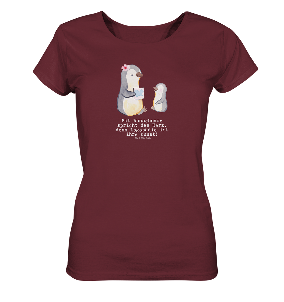 Personalisiertes Shirt Damen Logopädin mit Herz T-Shirt, Shirt, Tshirt, Lustiges T-Shirt, T-Shirt mit Spruch, Party, Junggesellenabschied, Jubiläum, Geburstag, Herrn, Damen, Männer, Frauen, Schlafshirt, Nachthemd, Sprüche, Beruf, Ausbildung, Abschied, Rente, Kollege, Kollegin, Geschenk, Schenken, Arbeitskollege, Mitarbeiter, Firma, Danke, Dankeschön, Logopädin, Logopädie, Studium