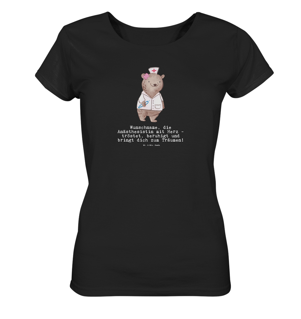 Personalisiertes Shirt Damen Anästhesistin mit Herz T-Shirt, Shirt, Tshirt, Lustiges T-Shirt, T-Shirt mit Spruch, Party, Junggesellenabschied, Jubiläum, Geburstag, Herrn, Damen, Männer, Frauen, Schlafshirt, Nachthemd, Sprüche, Beruf, Ausbildung, Abschied, Rente, Kollege, Kollegin, Geschenk, Schenken, Arbeitskollege, Mitarbeiter, Firma, Danke, Dankeschön, Anästhesistin, Narkoseärztin, Anästhesie, Krankenhaus, Studium