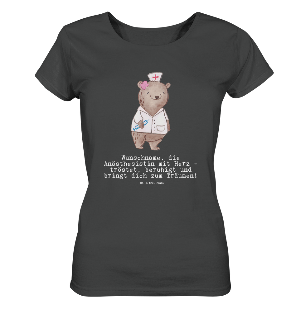 Personalisiertes Shirt Damen Anästhesistin mit Herz T-Shirt, Shirt, Tshirt, Lustiges T-Shirt, T-Shirt mit Spruch, Party, Junggesellenabschied, Jubiläum, Geburstag, Herrn, Damen, Männer, Frauen, Schlafshirt, Nachthemd, Sprüche, Beruf, Ausbildung, Abschied, Rente, Kollege, Kollegin, Geschenk, Schenken, Arbeitskollege, Mitarbeiter, Firma, Danke, Dankeschön, Anästhesistin, Narkoseärztin, Anästhesie, Krankenhaus, Studium