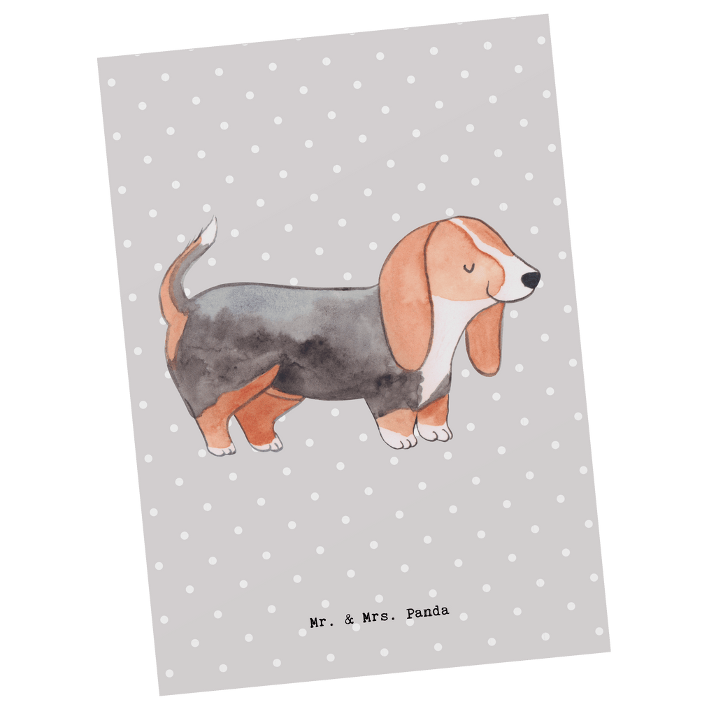 Postkarte Basset Hound Lebensretter Geschenkkarte, Grußkarte, Karte, Einladung, Ansichtskarte, Geburtstagskarte, Einladungskarte, Dankeskarte, Hund, Hunderasse, Rassehund, Hundebesitzer, Geschenk, Tierfreund, Schenken, Welpe, Basset Hound, Basset