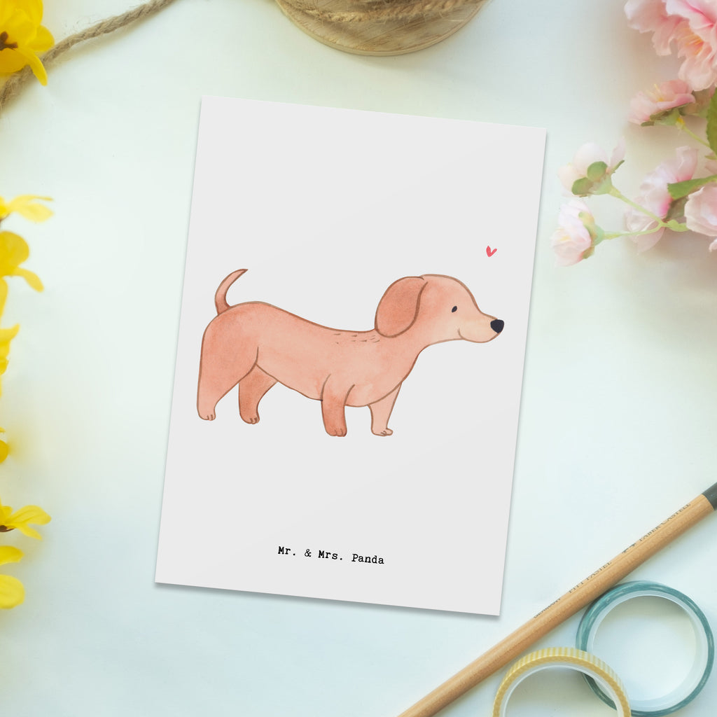 Postkarte Dackel Kurzhaardackel Moment Geschenkkarte, Grußkarte, Karte, Einladung, Ansichtskarte, Geburtstagskarte, Einladungskarte, Dankeskarte, Hund, Hunderasse, Rassehund, Hundebesitzer, Geschenk, Tierfreund, Schenken, Welpe, Teckel, Dachshund, Kurzhaardackel