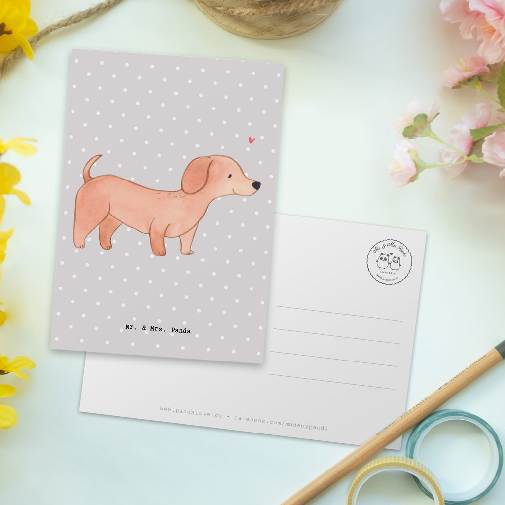 Postkarte Dackel Kurzhaardackel Moment Geschenkkarte, Grußkarte, Karte, Einladung, Ansichtskarte, Geburtstagskarte, Einladungskarte, Dankeskarte, Hund, Hunderasse, Rassehund, Hundebesitzer, Geschenk, Tierfreund, Schenken, Welpe, Teckel, Dachshund, Kurzhaardackel