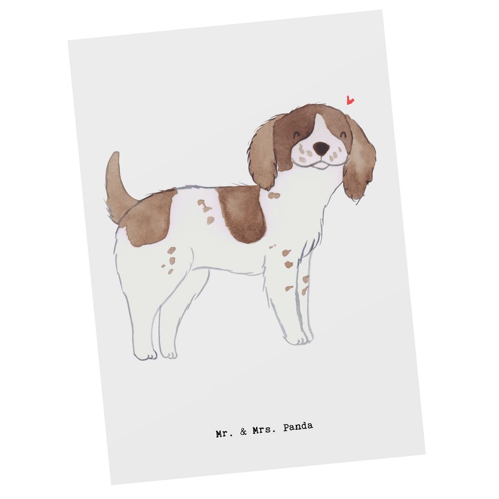 Postkarte English Springer Spaniel Lebensretter Geschenkkarte, Grußkarte, Karte, Einladung, Ansichtskarte, Geburtstagskarte, Einladungskarte, Dankeskarte, Hund, Hunderasse, Rassehund, Hundebesitzer, Geschenk, Tierfreund, Schenken, Welpe, English Springer Spaniel