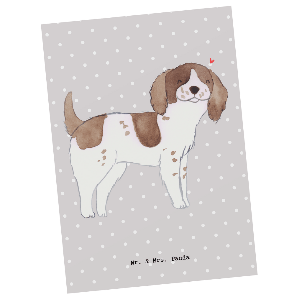 Postkarte English Springer Spaniel Lebensretter Geschenkkarte, Grußkarte, Karte, Einladung, Ansichtskarte, Geburtstagskarte, Einladungskarte, Dankeskarte, Hund, Hunderasse, Rassehund, Hundebesitzer, Geschenk, Tierfreund, Schenken, Welpe, English Springer Spaniel