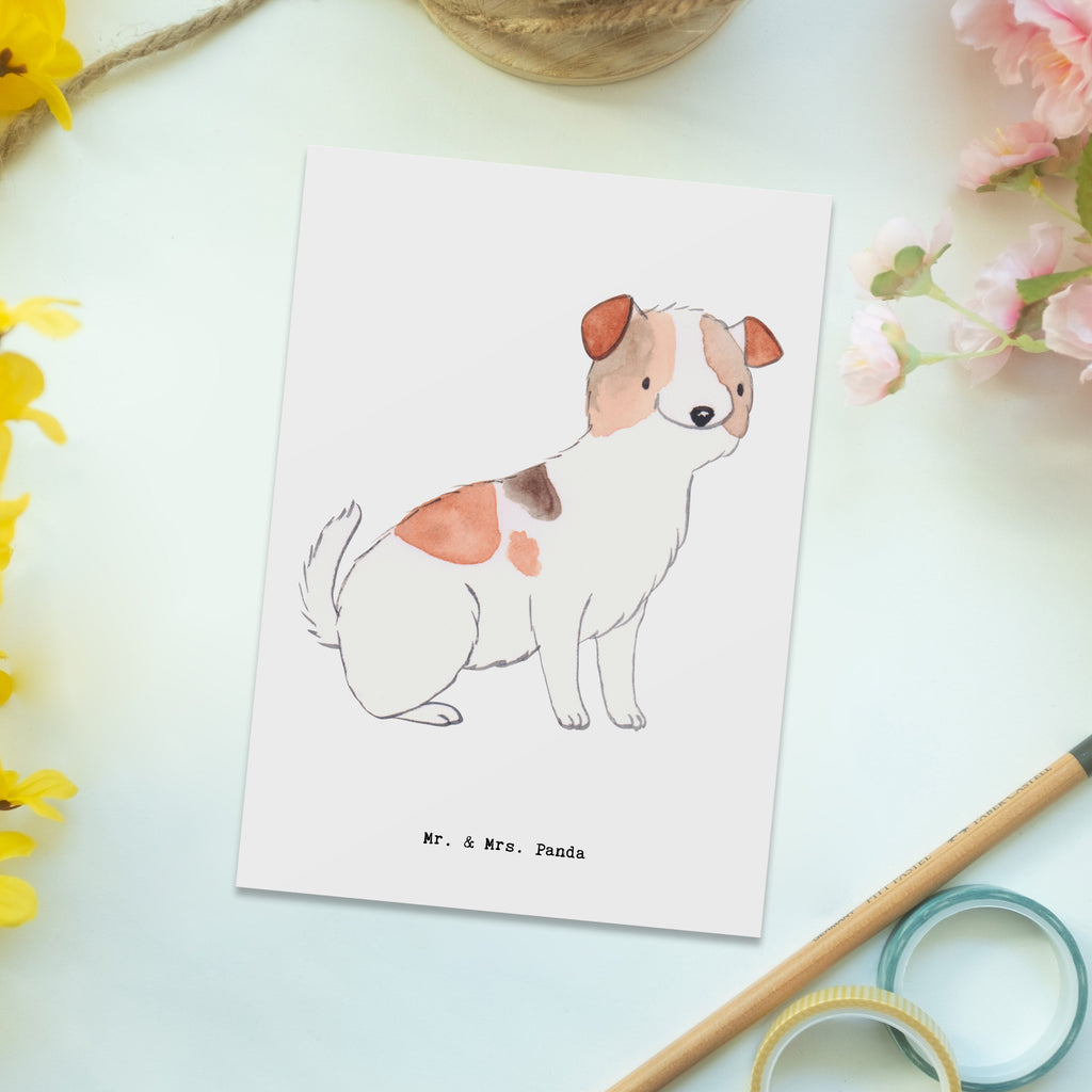 Postkarte Jack Russell Terrier Moment Geschenkkarte, Grußkarte, Karte, Einladung, Ansichtskarte, Geburtstagskarte, Einladungskarte, Dankeskarte, Hund, Hunderasse, Rassehund, Hundebesitzer, Geschenk, Tierfreund, Schenken, Welpe, Jack Russell Terrier