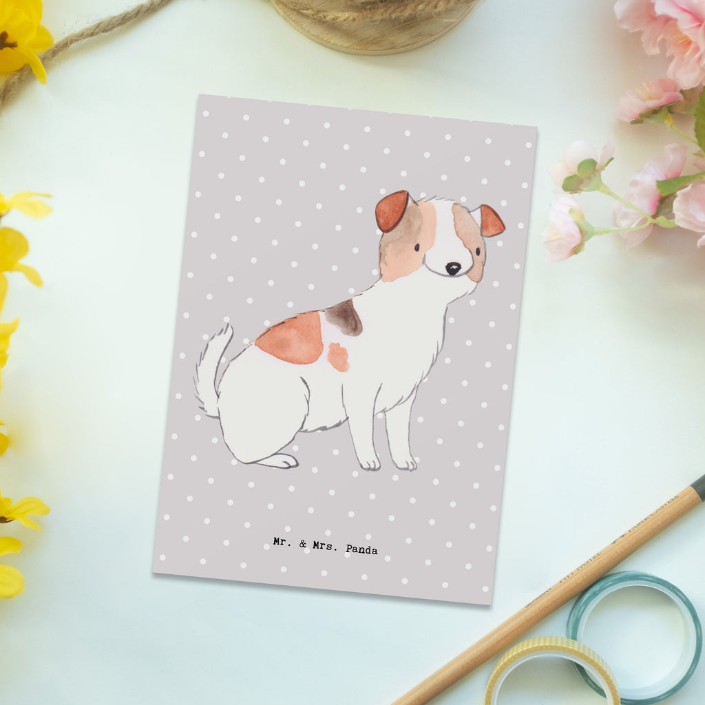 Postkarte Jack Russell Terrier Moment Geschenkkarte, Grußkarte, Karte, Einladung, Ansichtskarte, Geburtstagskarte, Einladungskarte, Dankeskarte, Hund, Hunderasse, Rassehund, Hundebesitzer, Geschenk, Tierfreund, Schenken, Welpe, Jack Russell Terrier