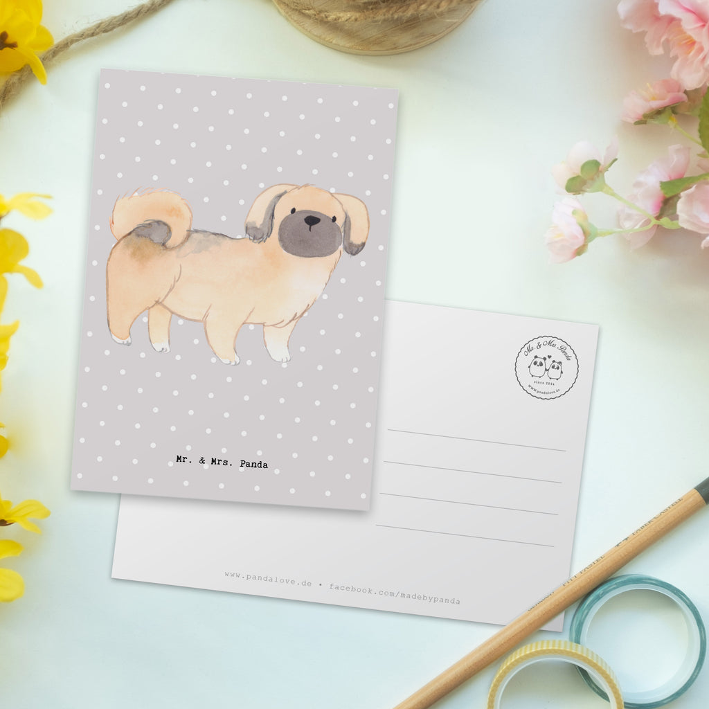 Postkarte Pekingese Lebensretter Geschenkkarte, Grußkarte, Karte, Einladung, Ansichtskarte, Geburtstagskarte, Einladungskarte, Dankeskarte, Hund, Hunderasse, Rassehund, Hundebesitzer, Geschenk, Tierfreund, Schenken, Welpe, Pekingese, Pekinese, Peking-Palasthund