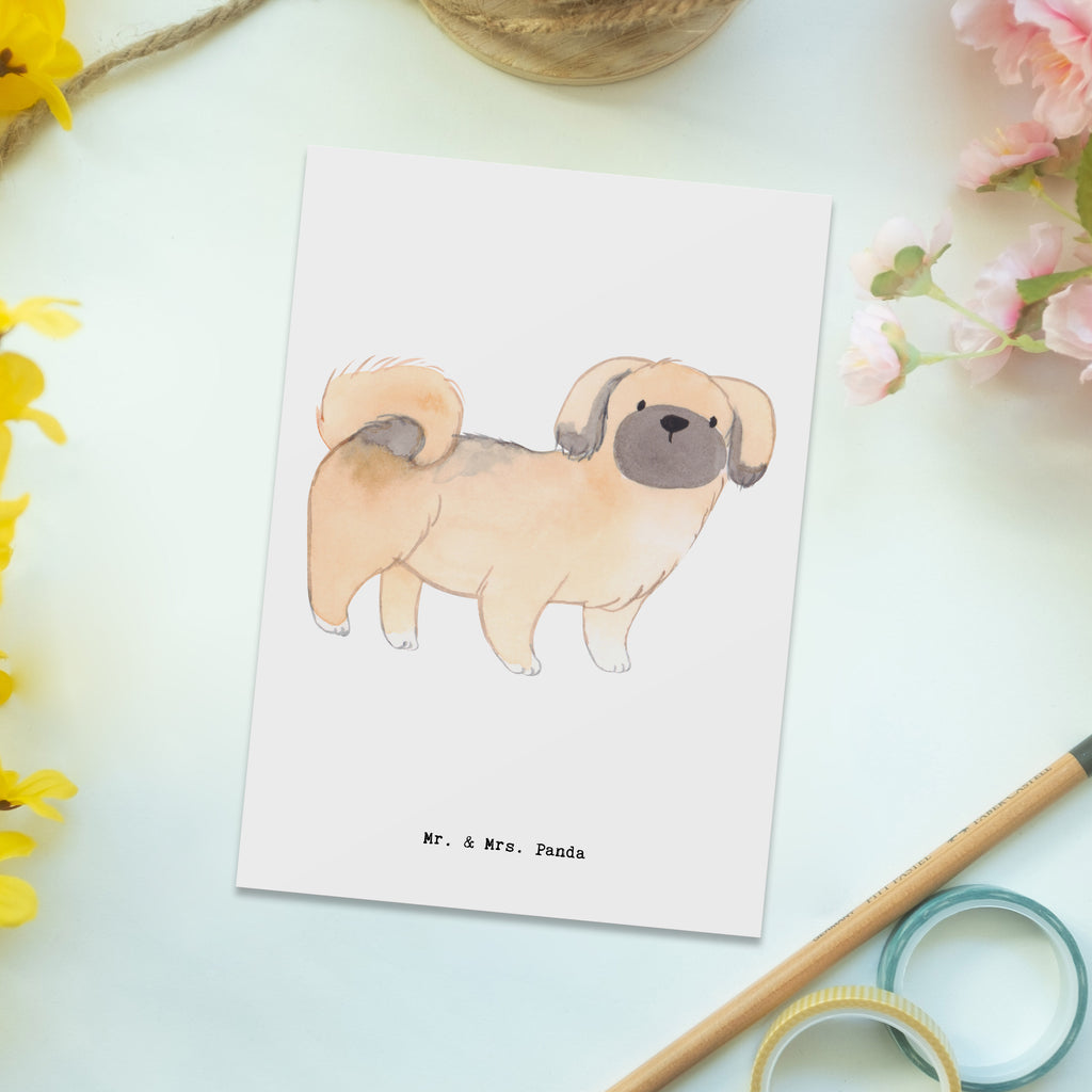 Postkarte Pekingese Moment Geschenkkarte, Grußkarte, Karte, Einladung, Ansichtskarte, Geburtstagskarte, Einladungskarte, Dankeskarte, Hund, Hunderasse, Rassehund, Hundebesitzer, Geschenk, Tierfreund, Schenken, Welpe, Pekingese, Pekinese, Peking-Palasthund