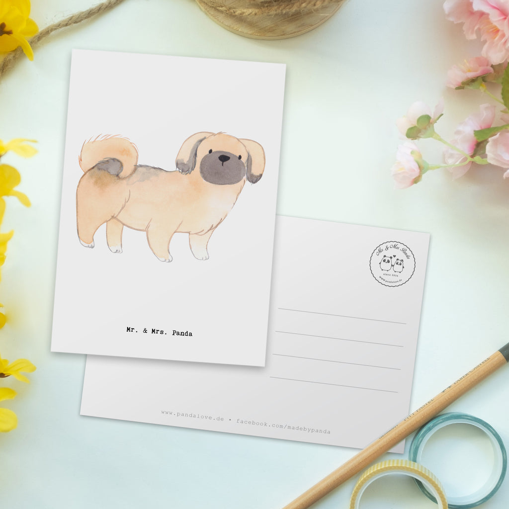 Postkarte Pekingese Moment Geschenkkarte, Grußkarte, Karte, Einladung, Ansichtskarte, Geburtstagskarte, Einladungskarte, Dankeskarte, Hund, Hunderasse, Rassehund, Hundebesitzer, Geschenk, Tierfreund, Schenken, Welpe, Pekingese, Pekinese, Peking-Palasthund