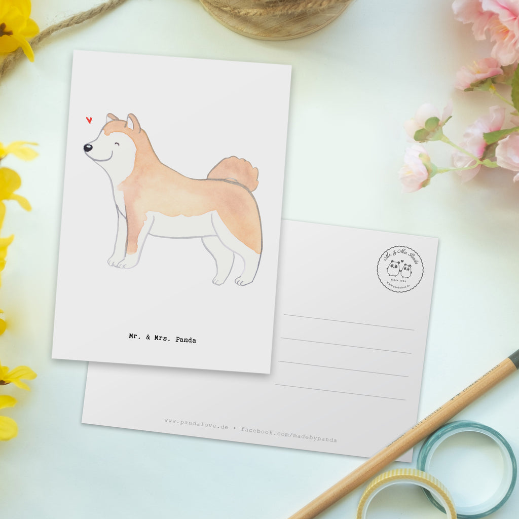 Postkarte Akita Inu Moment Geschenkkarte, Grußkarte, Karte, Einladung, Ansichtskarte, Geburtstagskarte, Einladungskarte, Dankeskarte, Hund, Hunderasse, Rassehund, Hundebesitzer, Geschenk, Tierfreund, Schenken, Welpe, Akita Ken, Japanischer Akita, Akita-Inu, Akita Inu